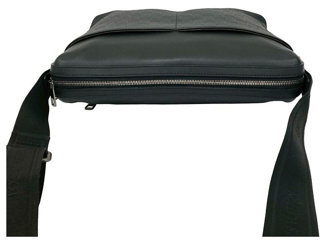 Louis Vuitton Calypso MM Schultertasche aus Damier Infini Leder Schwarz - Ansicht 4