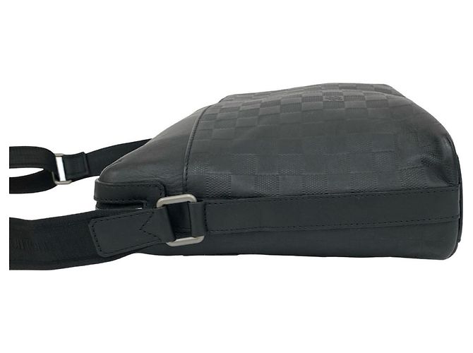 Louis Vuitton Calypso MM Schultertasche aus Damier Infini Leder Schwarz - Ansicht 5