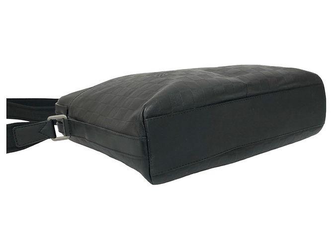 Louis Vuitton Calypso MM Schultertasche aus Damier Infini Leder Schwarz - Ansicht 7