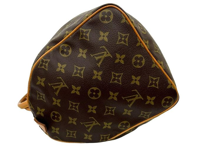 Borsa Boston Louis Vuitton Speedy 35 in pelle Monogram Marrone - vista 5