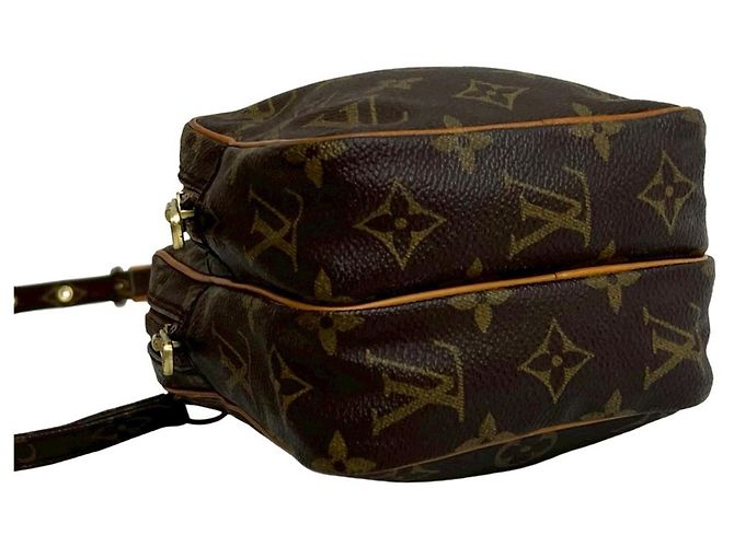 Sac à main en cuir Monogram Amazon de Louis Vuitton Marron - vue 7