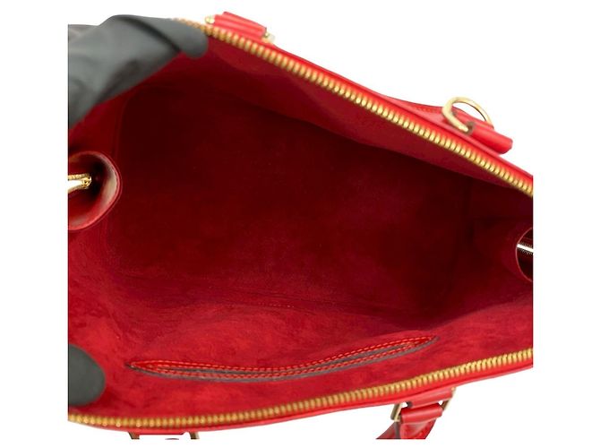 Louis Vuitton Alma Handtasche aus Epi-Leder Rot - Ansicht 9
