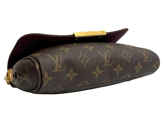 Borsa a mano Louis Vuitton Favorite PM in pelle Monogram Marrone - vista 7