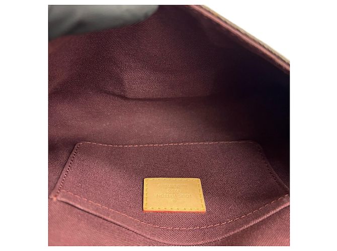 Borsa a mano Louis Vuitton Favorite PM in pelle Monogram Marrone - vista 9