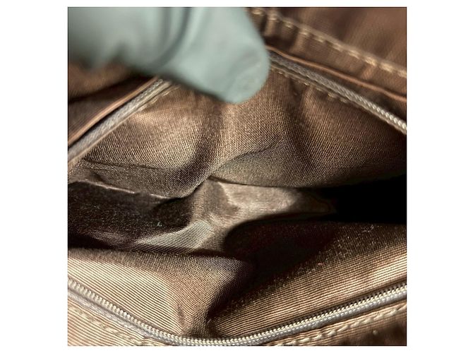 Burberry Nova Check Handtasche Braun Beige - Ansicht 10