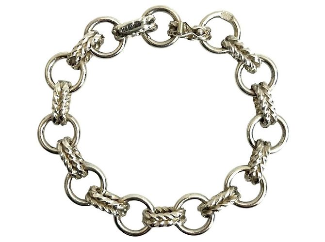 Hermès 60er Silber Charm-Armband - Ansicht 3