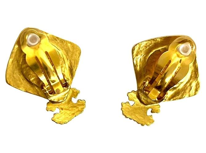 Orecchini Clip Coco Mark di Chanel Marrone D'oro - vista 6