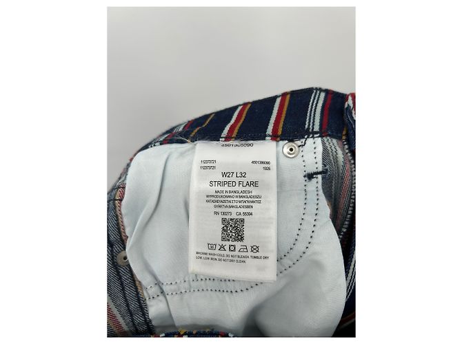 Autre Marque Jean marino a rayas Multicolor - vista 4