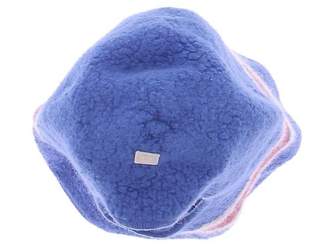 Acne Cagoule en laine bleue - view 6