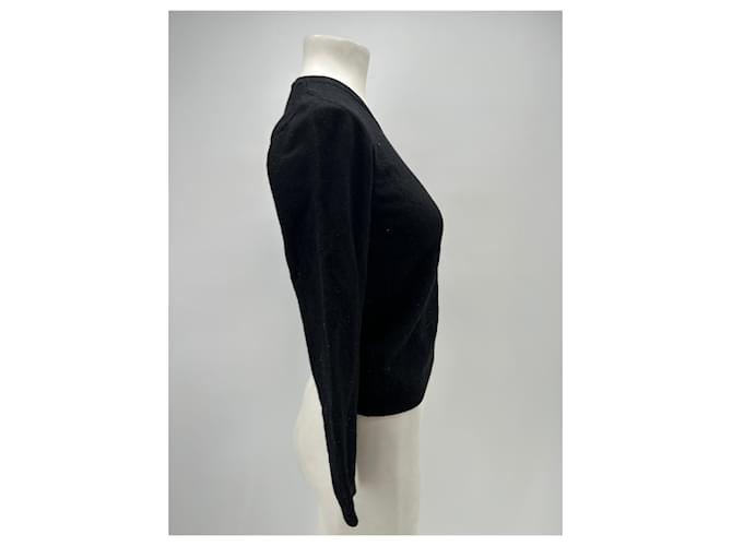 Autre Marque Schwarzer Wollpullover von Au Printemps Paris - Ansicht 3