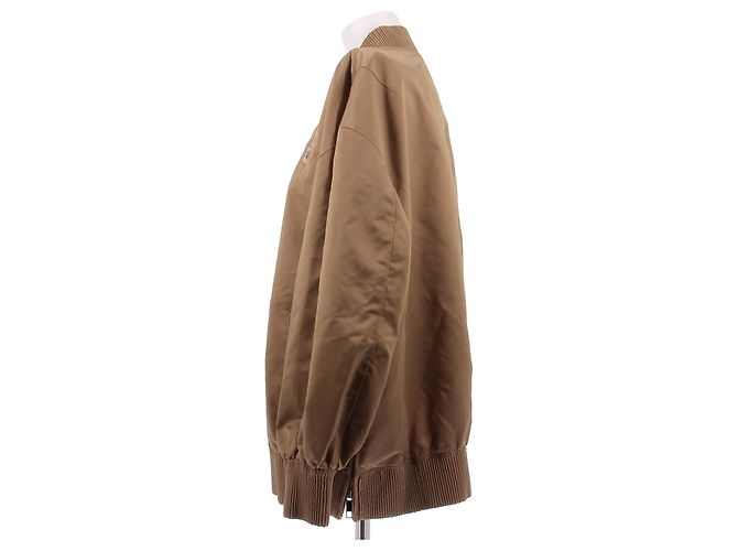 Hugo Boss Braune Satin-Bomberjacke - Ansicht 4