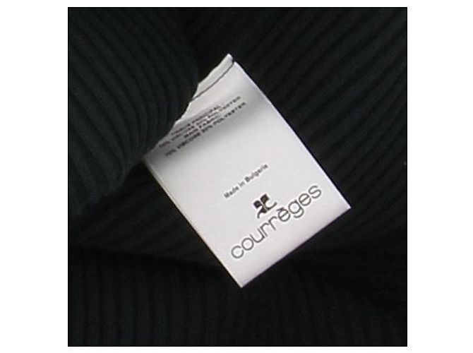 Courreges Suéter verde oscuro de cuello alto de lana - vista 5