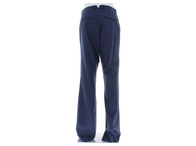 Calça de terno DMN azul marinho de lã - vista 2