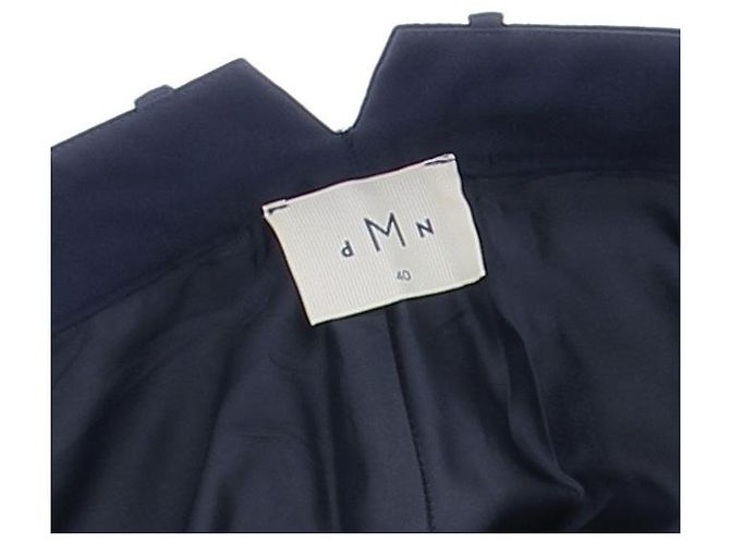 Calça de terno DMN azul marinho de lã - vista 5