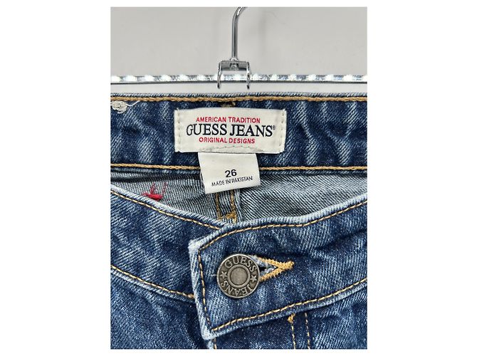 Jeans Guess in cotone blu taglia 26 - vista 3