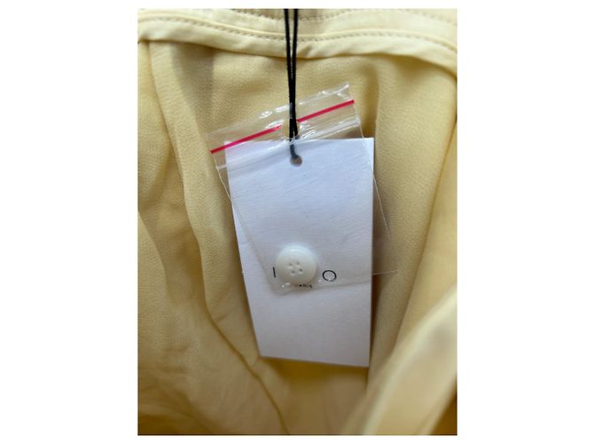 Iro Gelbe Hose mit Gürteldetail - Ansicht 3
