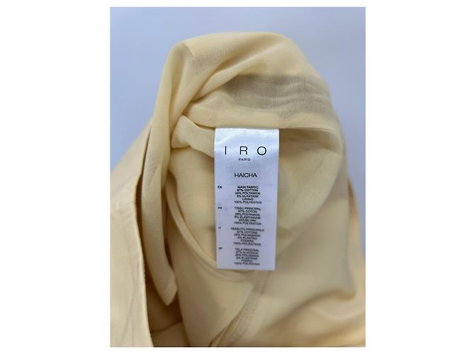Iro Gelbe Hose mit Gürteldetail - Ansicht 4