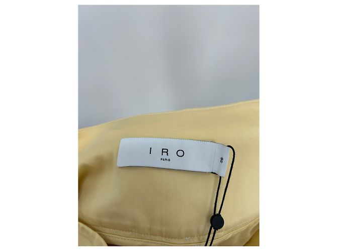 Iro Gelbe Hose mit Gürteldetail - Ansicht 5