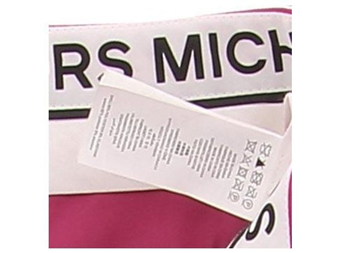 Pantalones Michael Kors de piel de avestruz rosa - vista 5