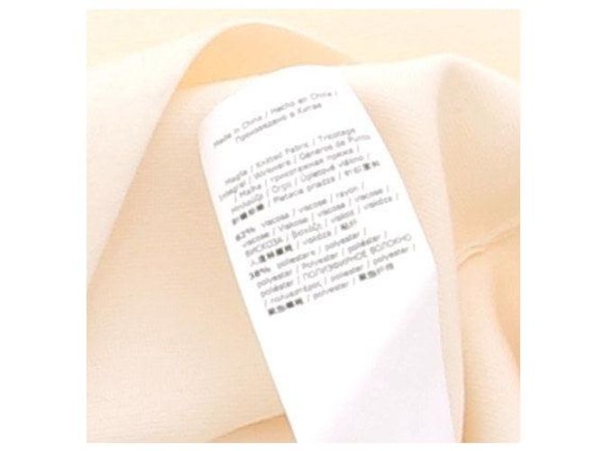 Max Mara Kleid mit Schulterpolstern in Ecru Beige - Ansicht 6