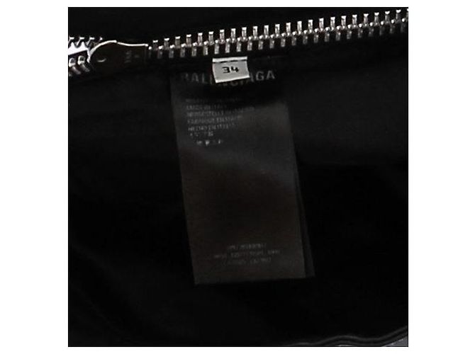 Balenciaga Schwarze Lederhose - Ansicht 6