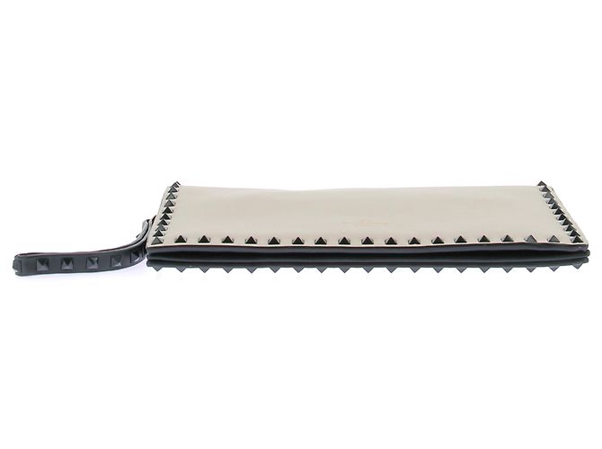 Valentino Garavani Clutch bianca con dettagli Bianco - vista 4