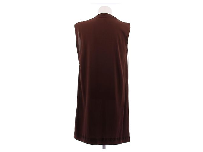 Jean Paul Gaultier Blusa sin mangas marrón Castaño - vista 2