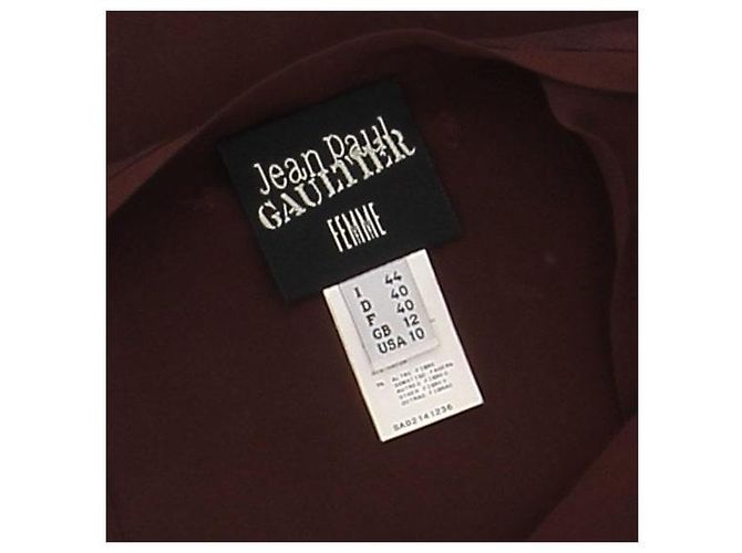 Jean Paul Gaultier Blusa sin mangas marrón Castaño - vista 5