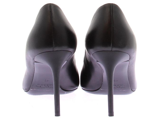 Zapatos de tacón Max Mara de piel negros talla 40 - vista 5