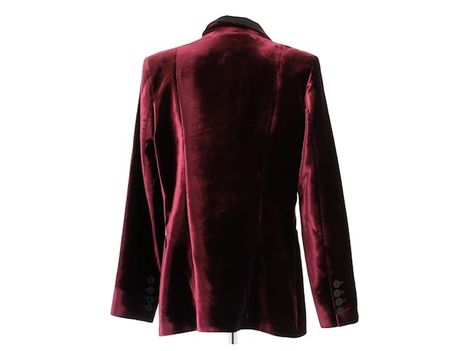DMN Blazer de Terciopelo Burdeos - vista 2