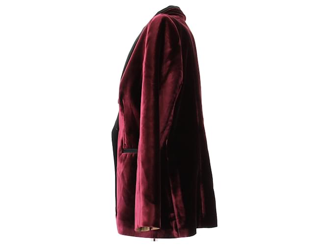 DMN Blazer de Terciopelo Burdeos - vista 4
