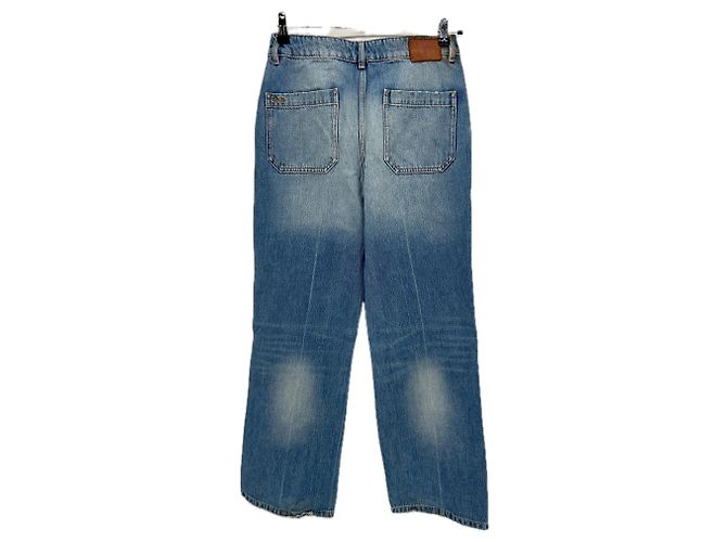 Jeans Ba&Sh in cotone blu taglia 36 - vista 2