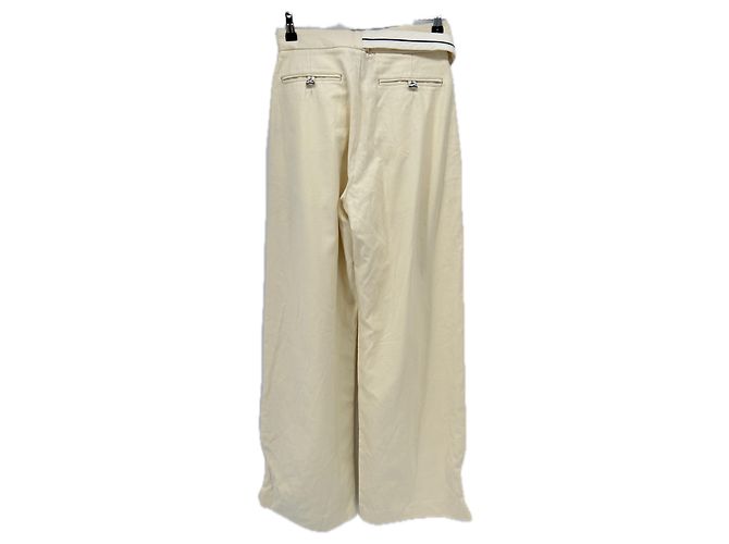 Autre Marque ALOHAS Hose aus Baumwolle Ecru Größe S Beige - Ansicht 2