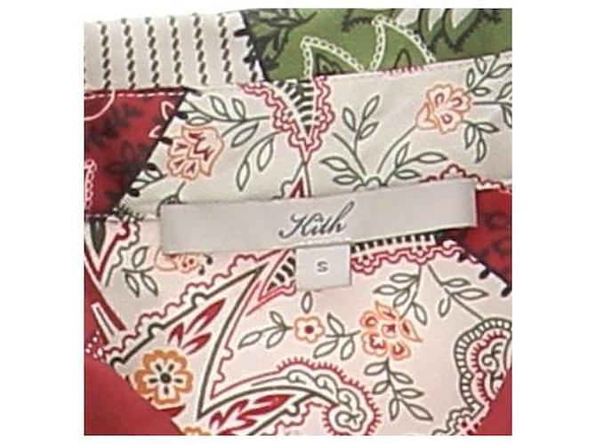 Autre Marque Camisa fluida patchwork de seda Multicolor - vista 6
