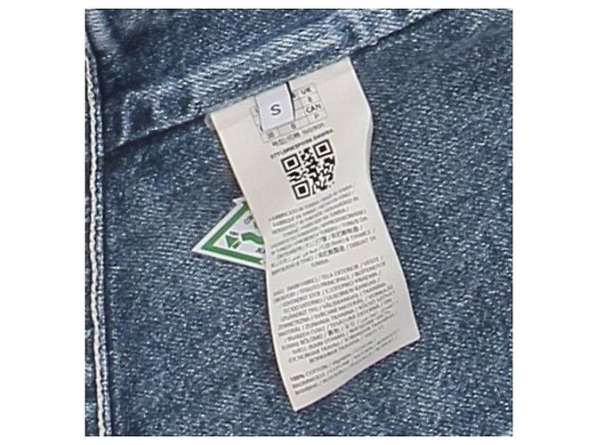 Bustier Guess de denim azul algodón - vista 6