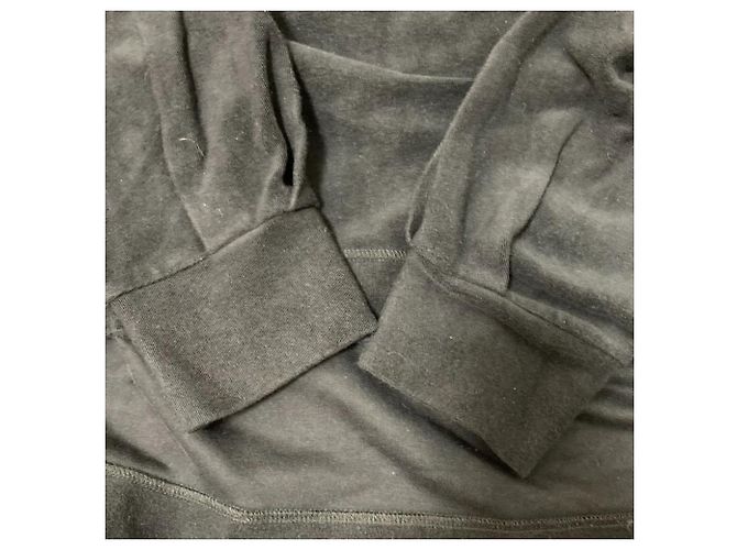 Autre Marque Grace Continental Organic Pile Hoodie Schwarz - Ansicht 12