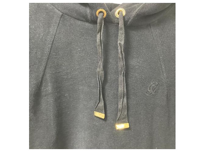 Autre Marque Grace Continental Organic Pile Hoodie Schwarz - Ansicht 9