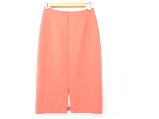 Céline Falda de lana elástica Celine Rosa - vista 2