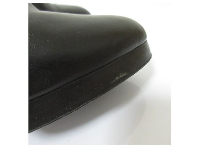 Autre Marque Bruno Magli Leder-Stiefeletten mit hohem Absatz Schwarz - Ansicht 15