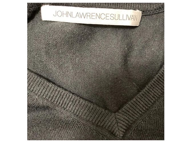 Autre Marque V-Ausschnitt Strickpullover von John Lawrence Sullivan Schwarz - Ansicht 3