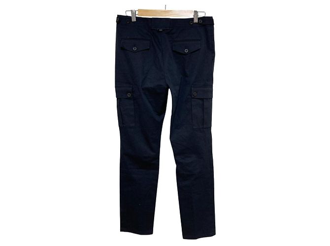 Gucci VIAGGIO Slim Cargo-Hose Blau Marineblau - Ansicht 4