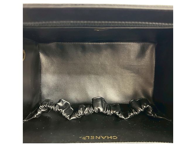 Borsa a Spalla 2 in 1 in Pelle Caviar Opaca Chanel Coco Mark Nero - vista 8