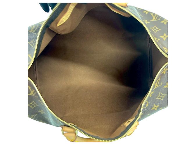 Borsa Boston Louis Vuitton Speedy 40 in pelle Monogram Marrone - vista 9