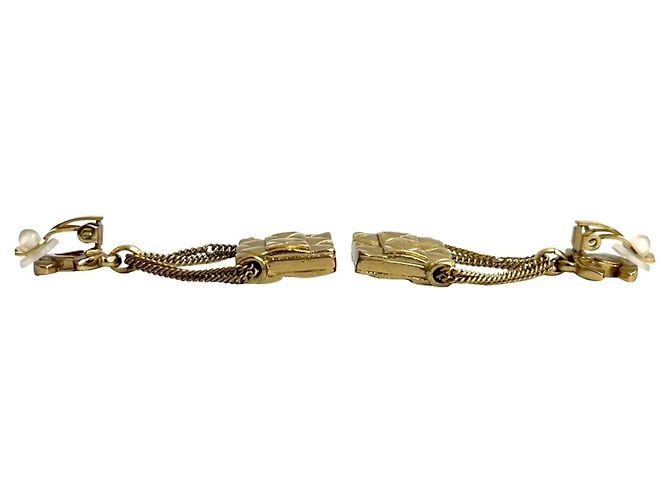 Orecchini a clip in oro matelassé Coco Mark di Chanel D'oro - vista 3