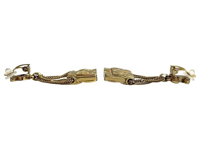 Orecchini a clip in oro matelassé Coco Mark di Chanel D'oro - vista 4