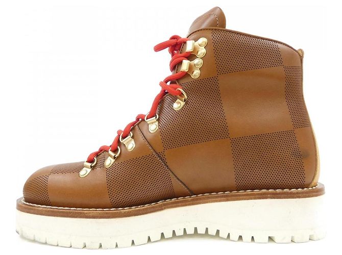 Stivali Louis Vuitton Alpiniste Line NIGO Marrone - vista 2