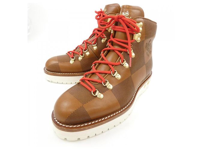 Stivali Louis Vuitton Alpiniste Line NIGO Marrone - vista 3
