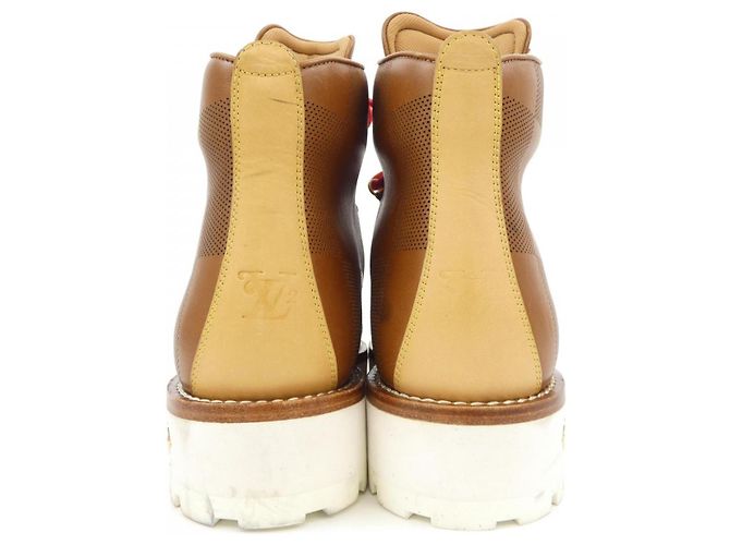 Stivali Louis Vuitton Alpiniste Line NIGO Marrone - vista 5