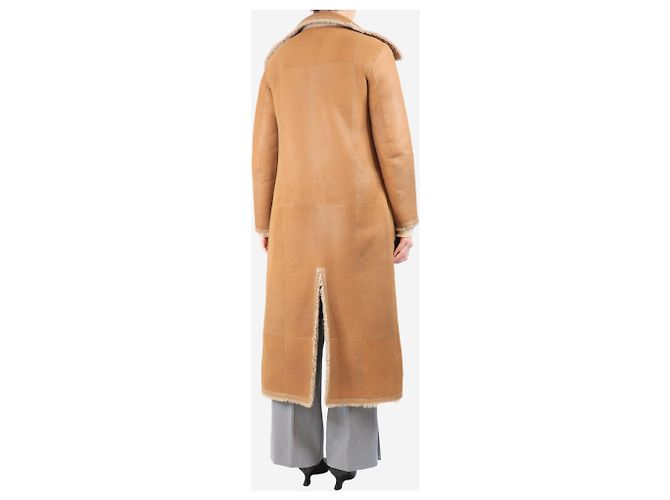 Joseph Abrigo reversible de shearling marrón Maybelle - talla UK 12 Castaño - vista 2