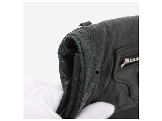 Balenciaga Borsa a tracolla classica nera a busta Nero - vista 11